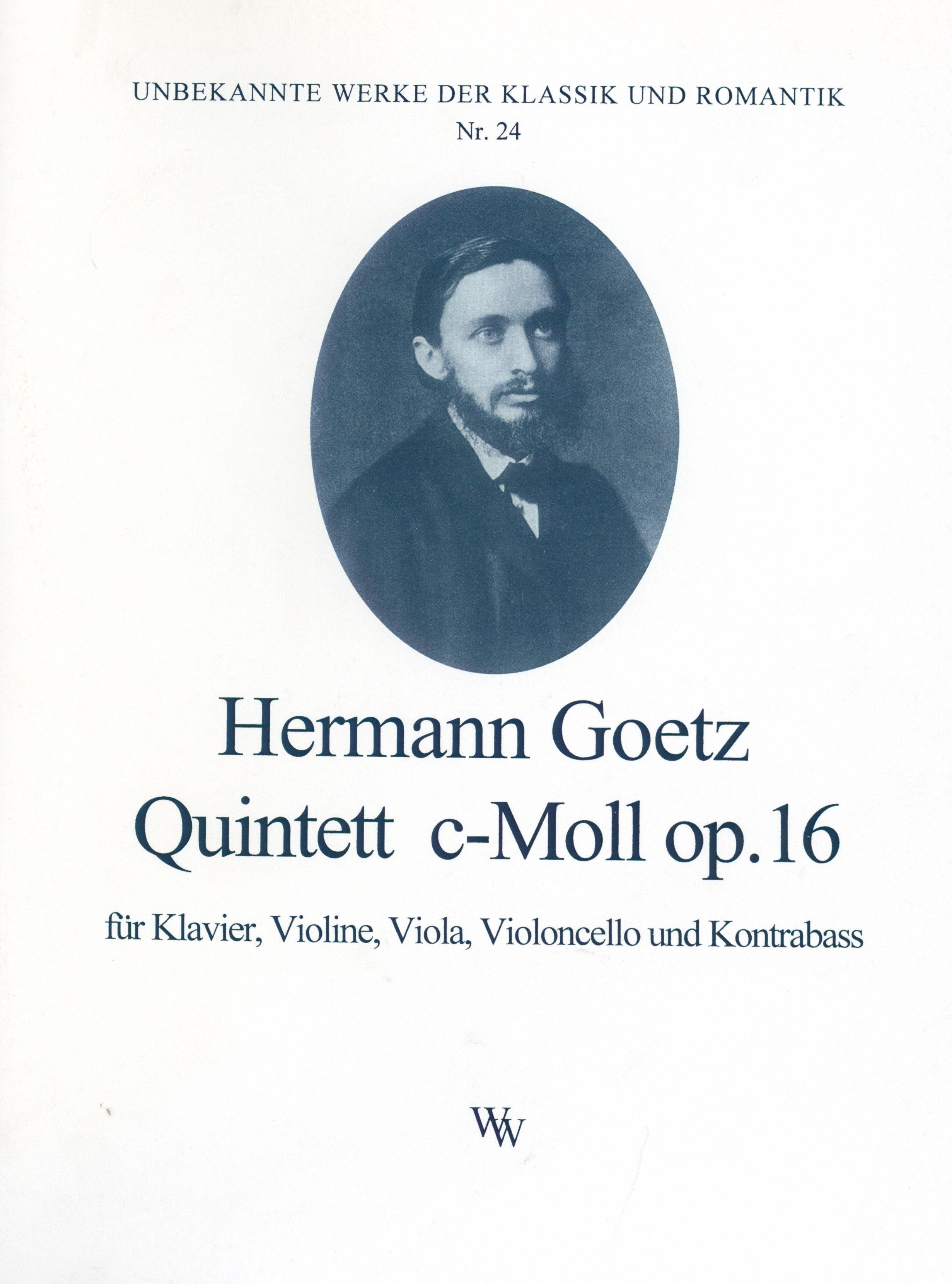 Goetz: Piano Quintet in C Minor, Op. 16 – Ficks Music