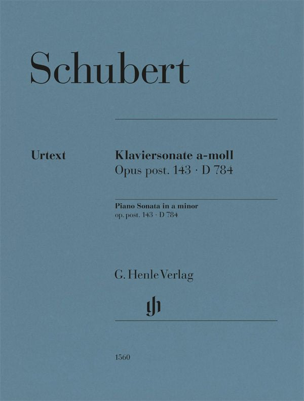 Schubert: Piano Sonata in A Minor, Op. posth. 143, D 784