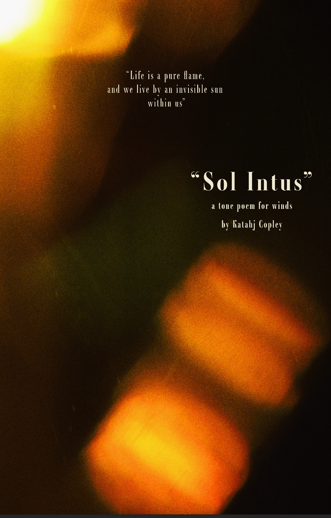 Copley: Sol Intus