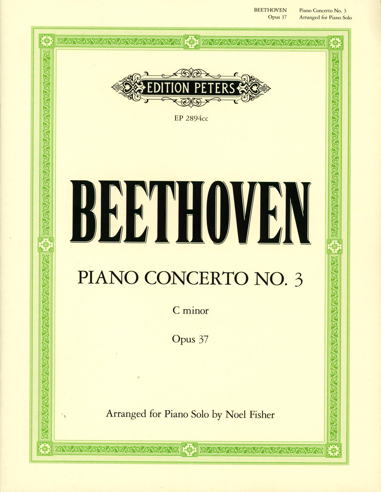Beethoven: Piano Concerto No. 3 in C Minor, Op. 37 - arranged & abridged