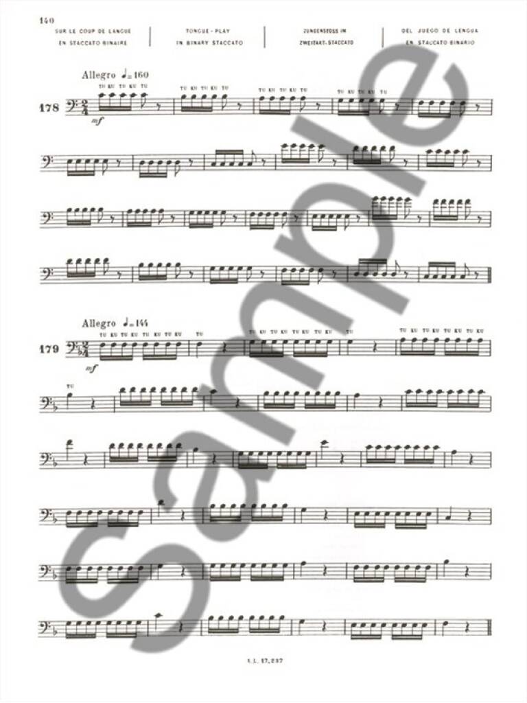 Lafosse: Méthode Complète de Trombone - Volume 3