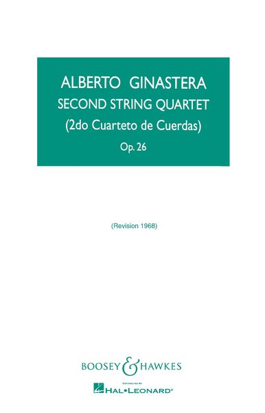 Ginastera: String Quartet No. 2