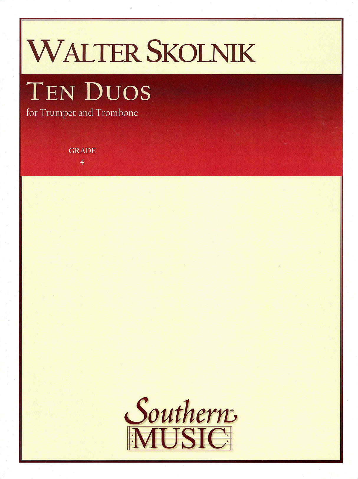 Skolnik: 10 Duos for Trumpet and Trombone