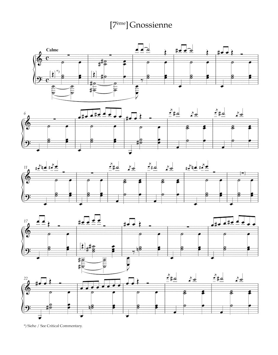 Satie: 3 Gnossiennes