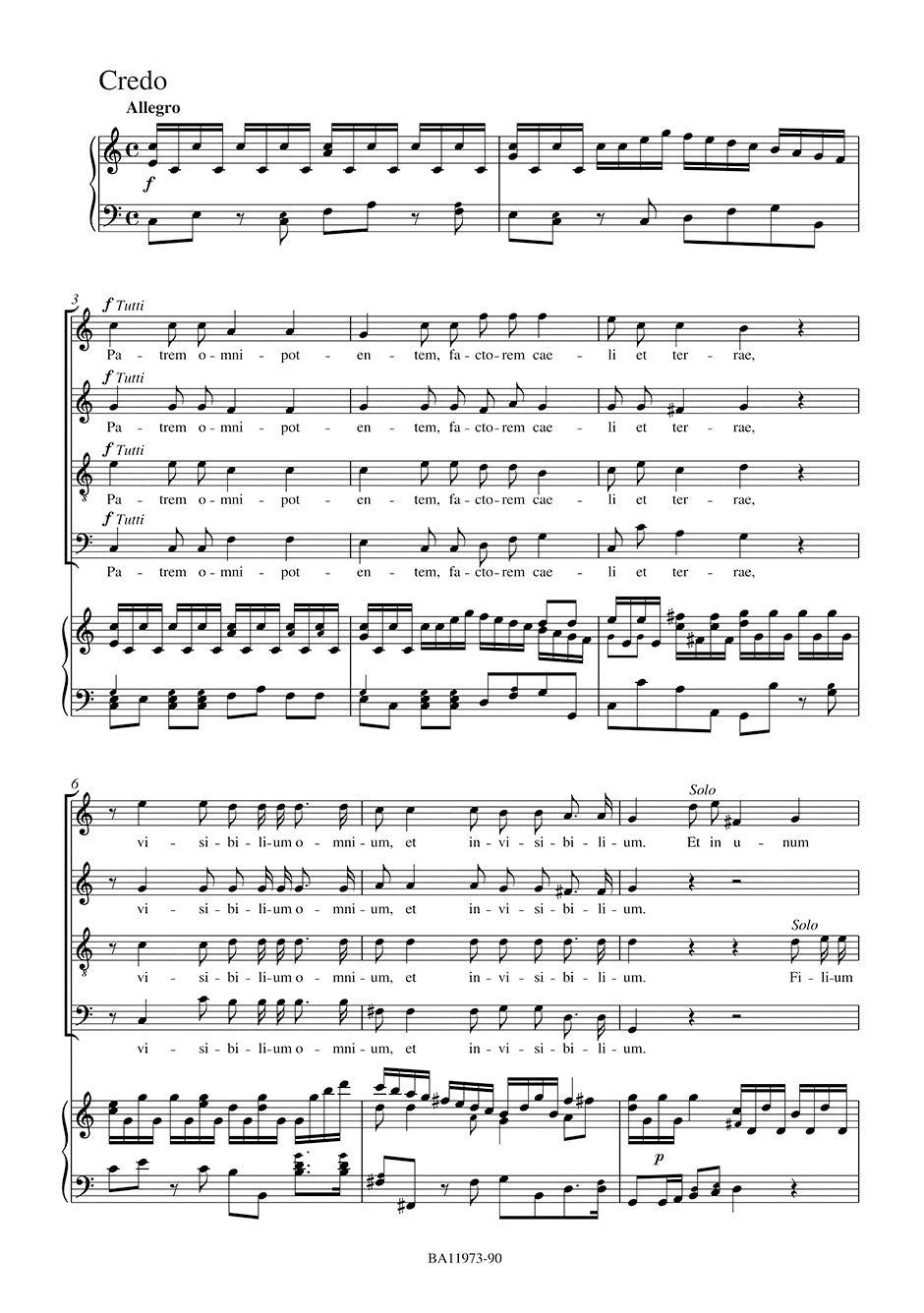 Mozart: Missa in C Major, K. 220 (196b)