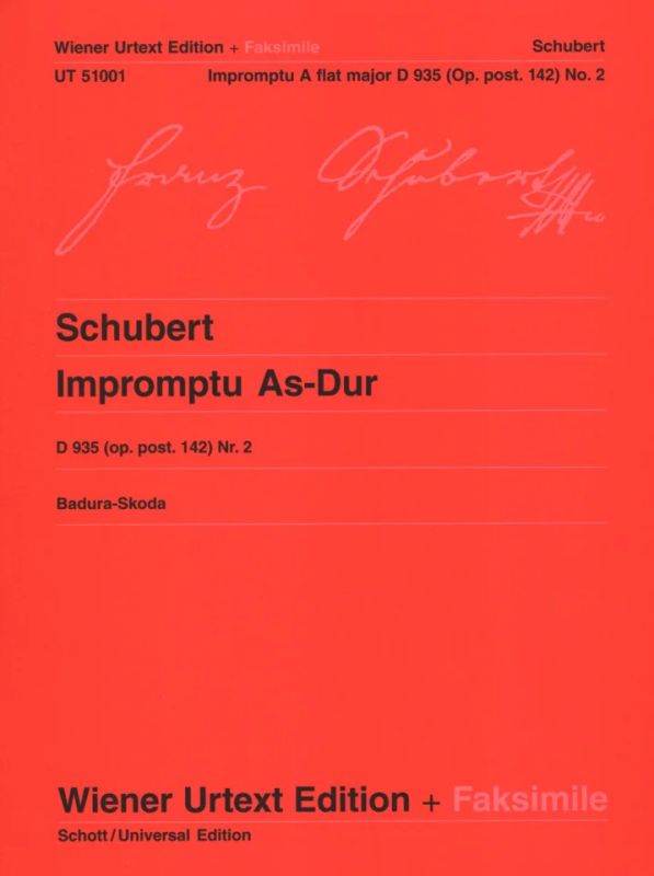 Schubert: Impromptu in A-flat Major, D 935, Op. posth. 142, No. 2