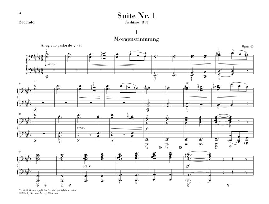 Grieg: Peer Gynt Suites (Version for Piano 4-hands)