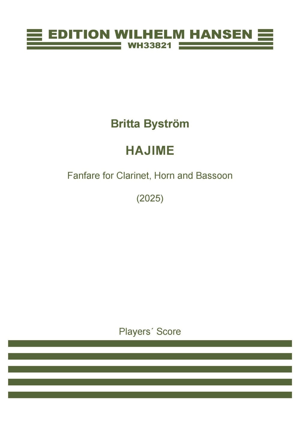 Byström: Hajime