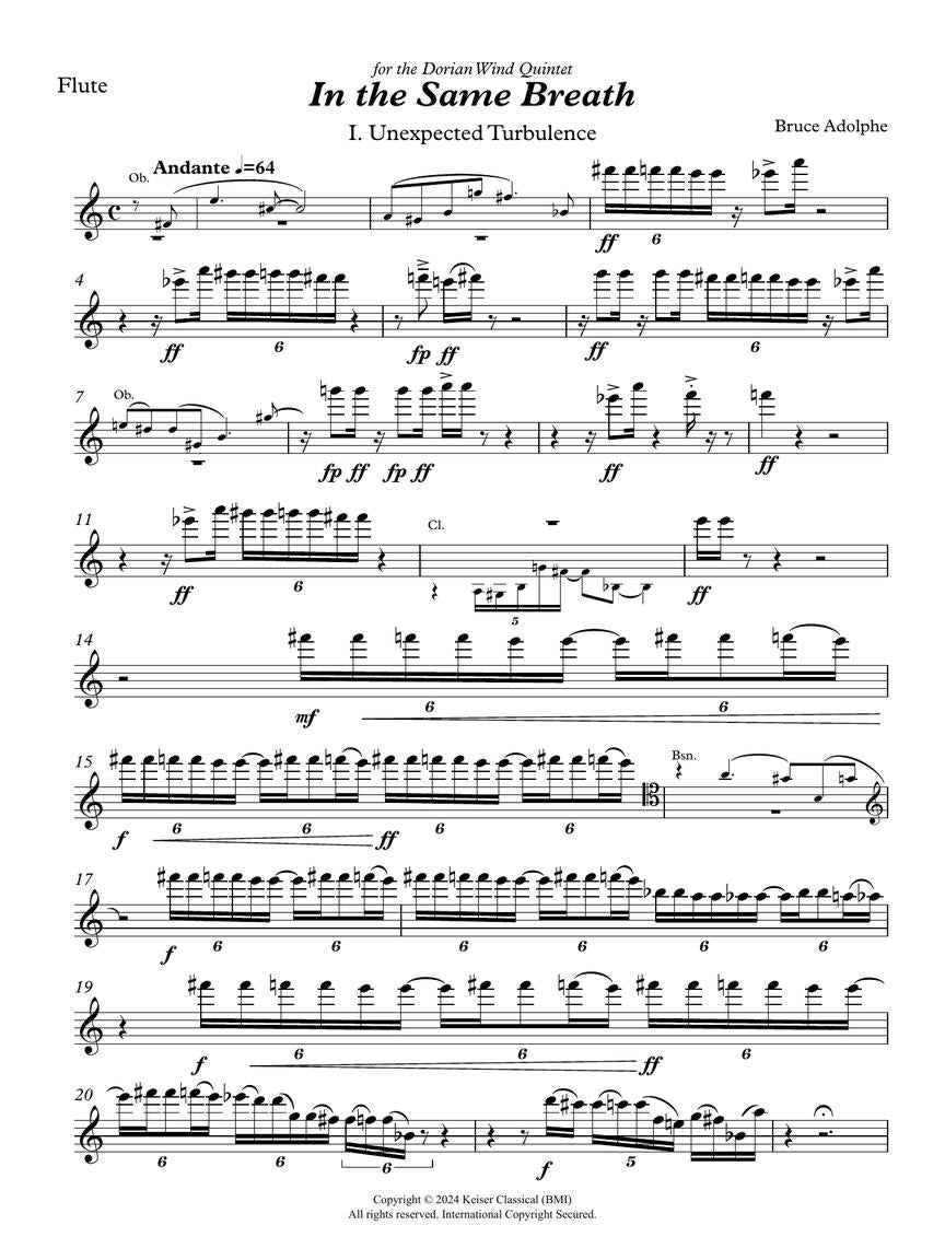 Adolphe: In The Same Breath