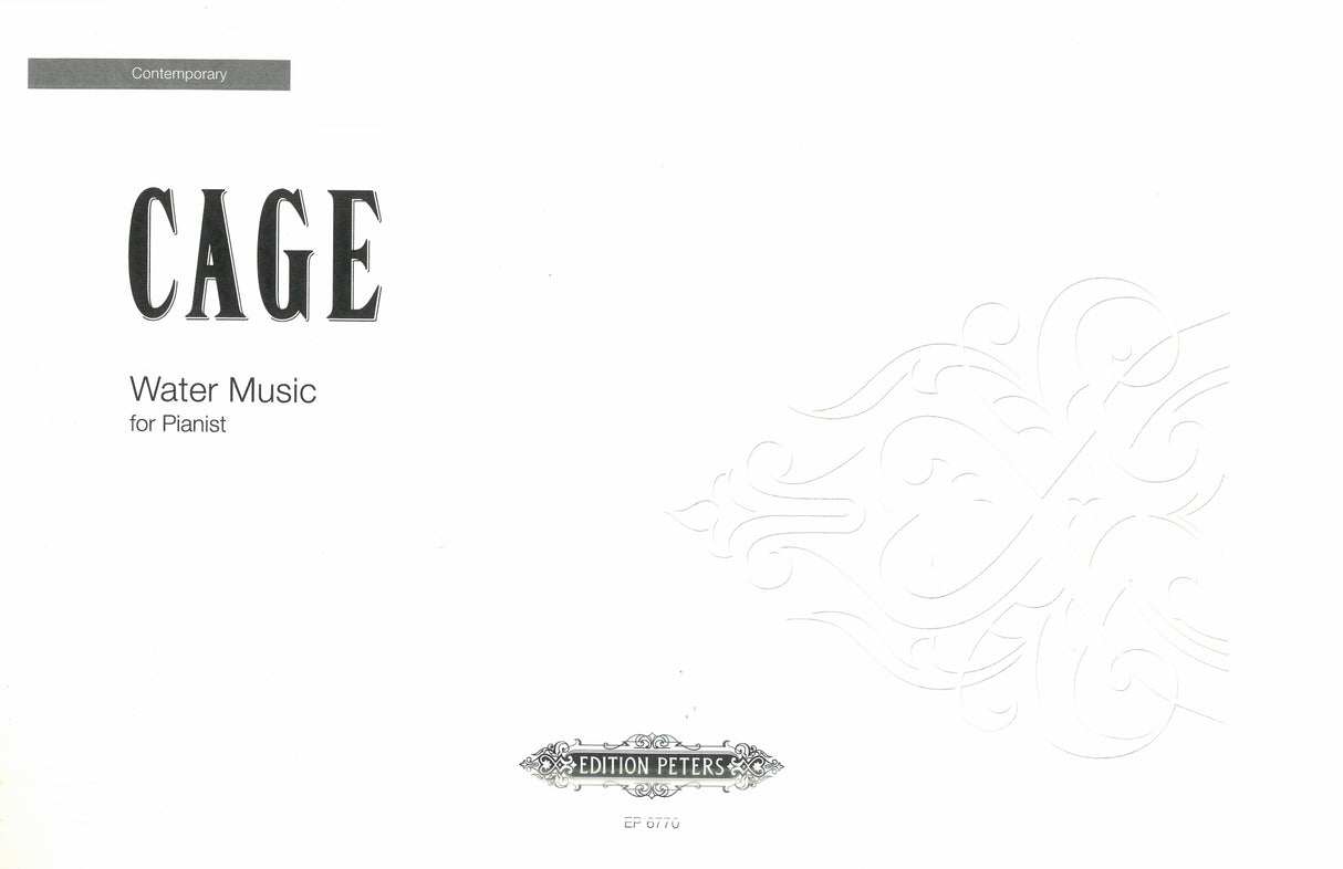 Cage: Water Music (1952)