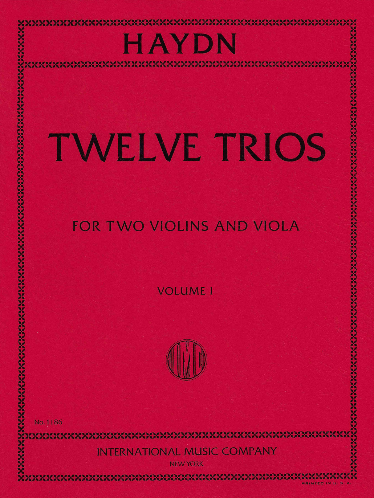 Haydn: 12 Easy Trios - Volume 1