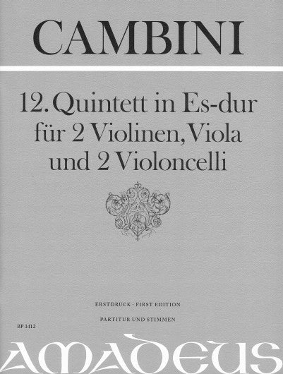 Cambini: String Quintet in E-flat Major