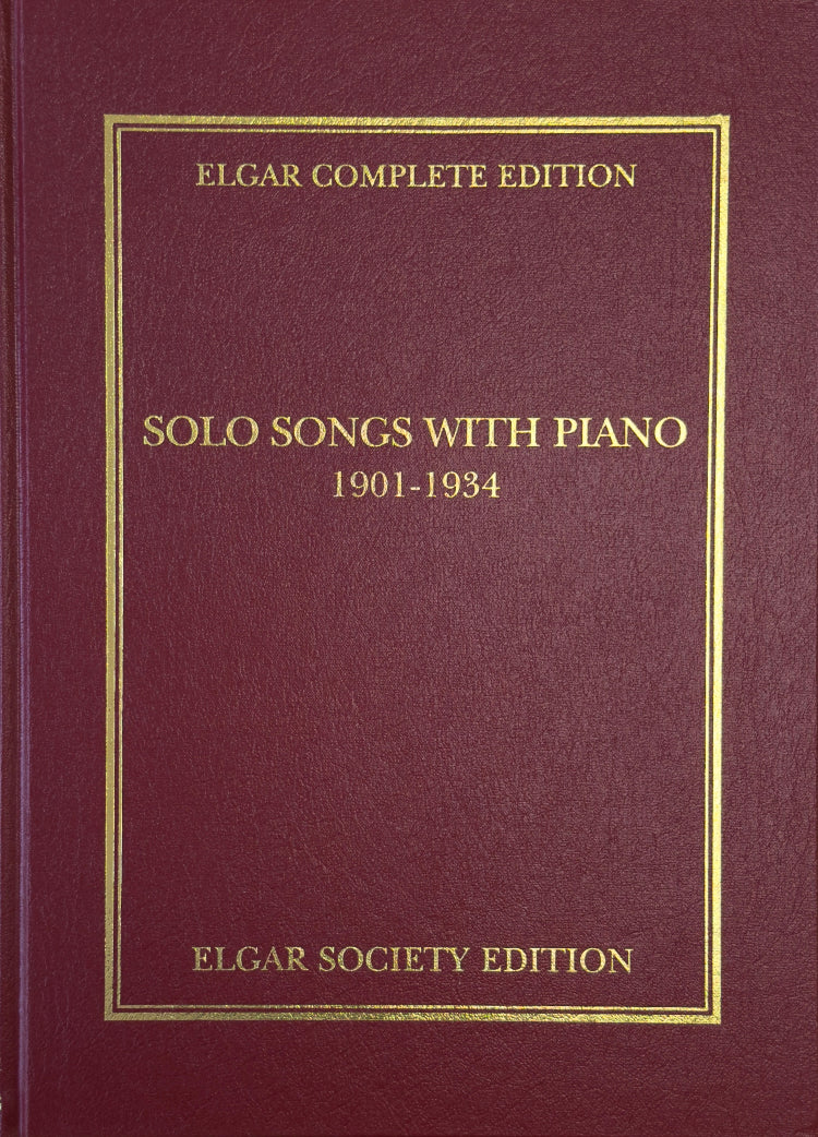 Elgar: Solo songs with piano (1901–1934)
