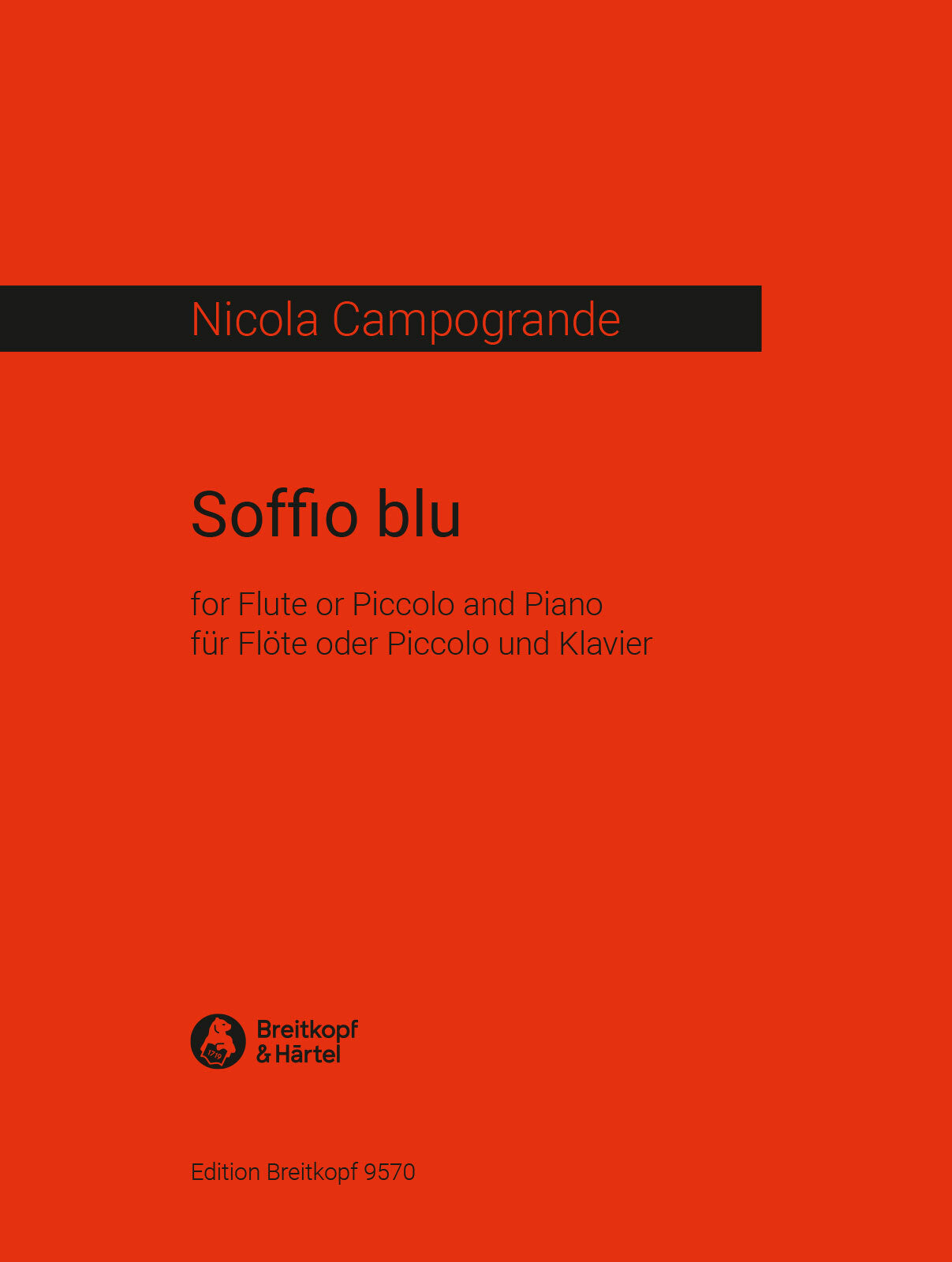 Campogrande: Soffio blu (Version for Flute & Piano)