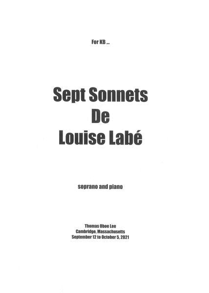 T.O. Lee: Sept Sonnets De Louise Labé