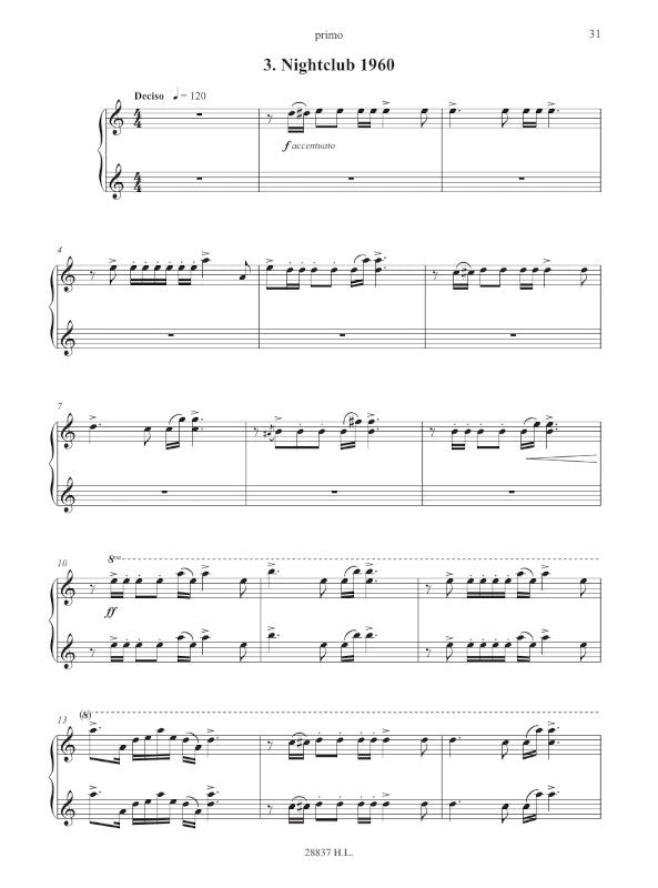 Piazzolla: Histoire du tango (for piano 4-hands)