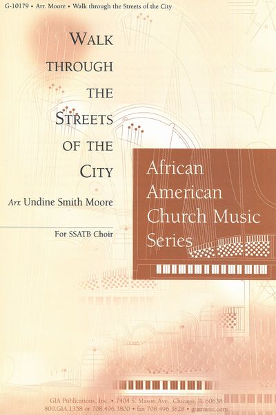 Walk through the Streets of the City (arr. for SATB)