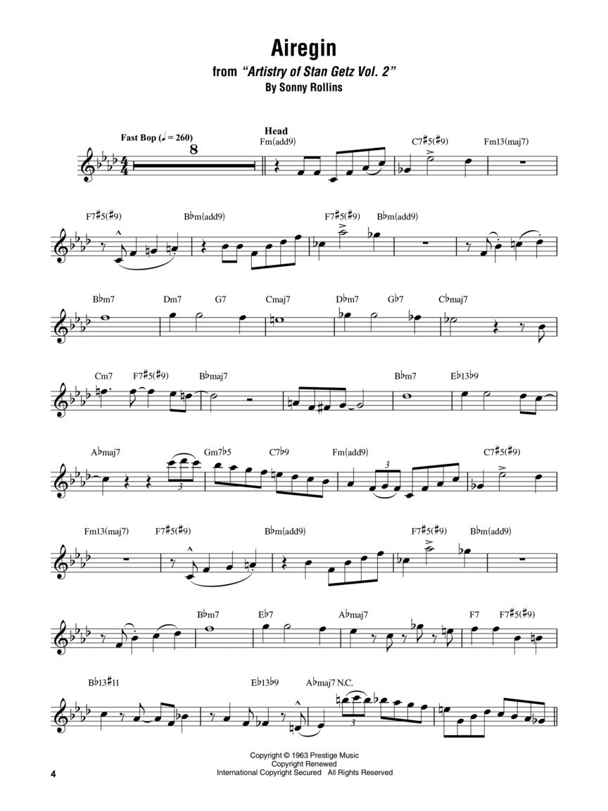 Stan Getz Omnibook