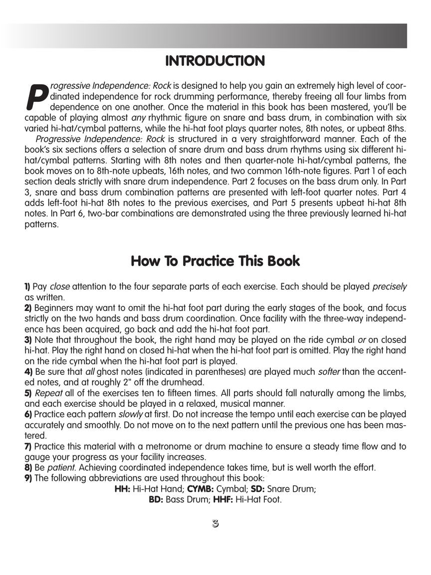 Progressive Independence: Rock