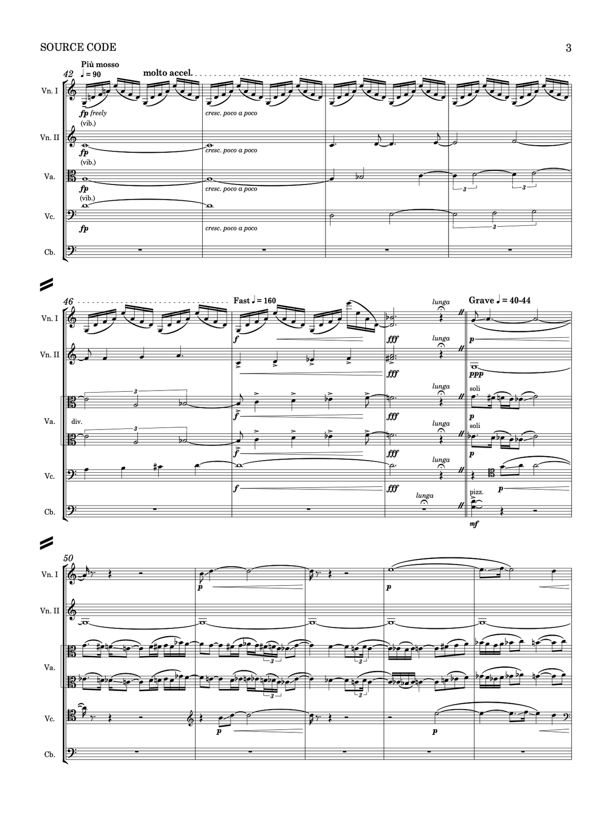 Montgomery: Source Code - Version for String Orchestra