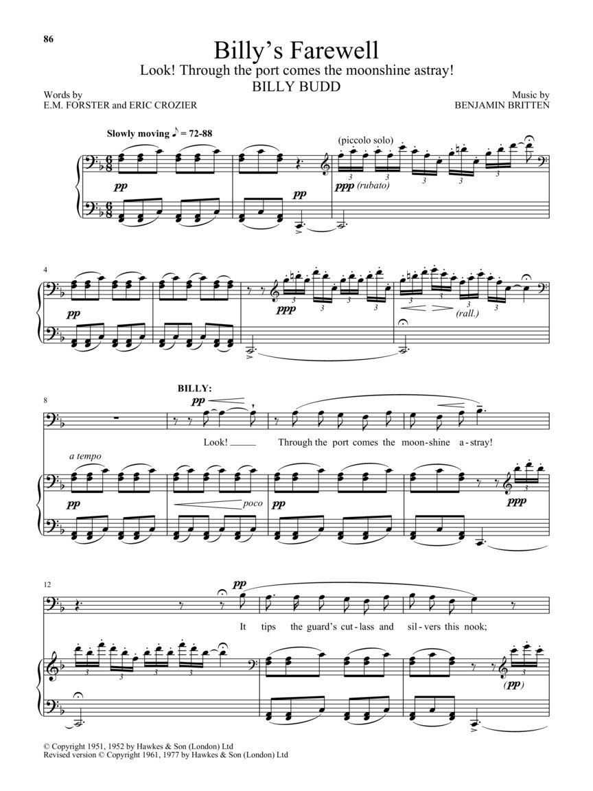 Boosey & Hawkes Opera Anthology – Baritone/Bass