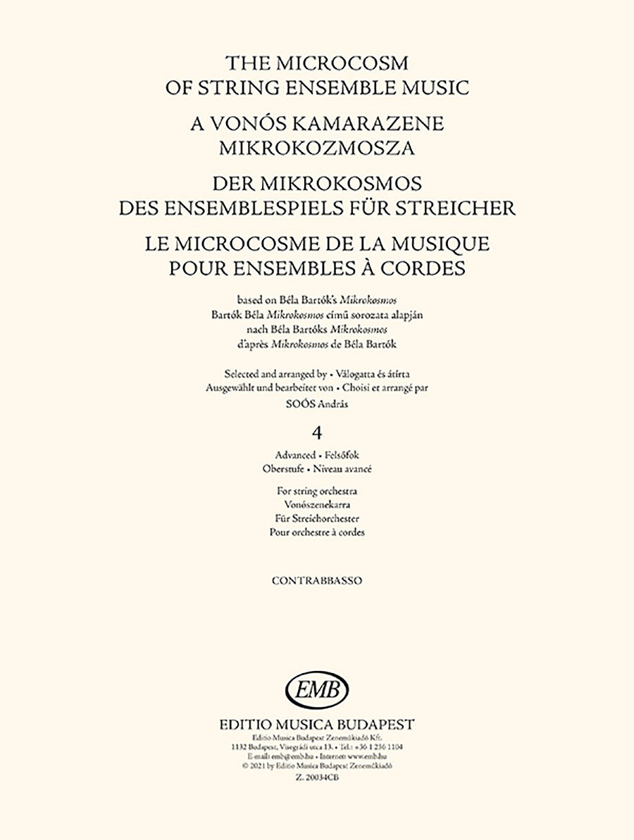 The Microcosm of String Ensemble Music - Volume 4 (Advanced)