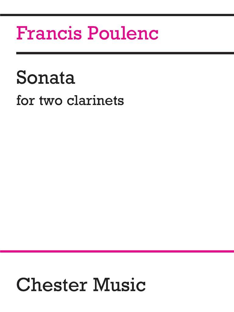 Poulenc: Sonata for Two Clarinets