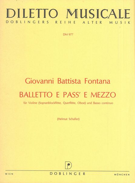 Fontana: Balletto e Pass' e mezzo