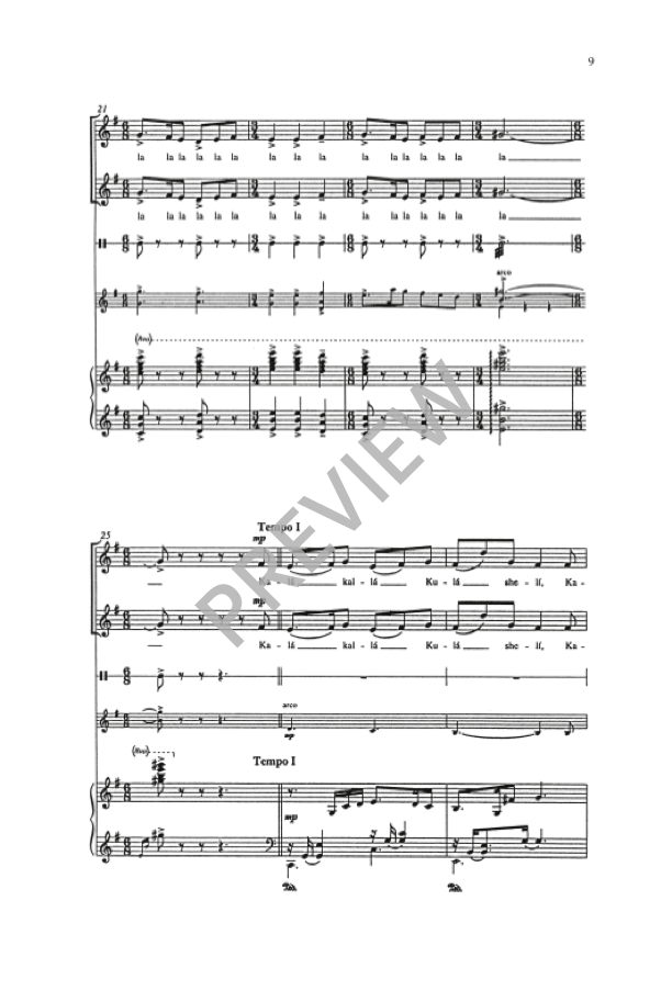 Whitacre: 5 Hebrew Love Songs (Version for SA Choir)