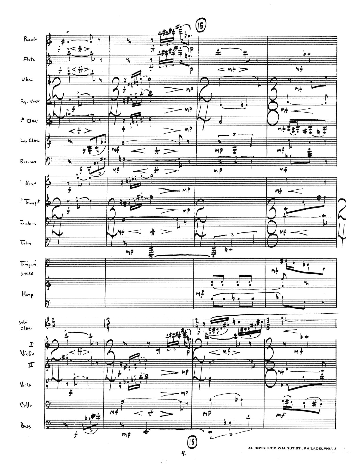 T.J. Anderson: Six Pieces for Clarinet and Chamber Orchestra