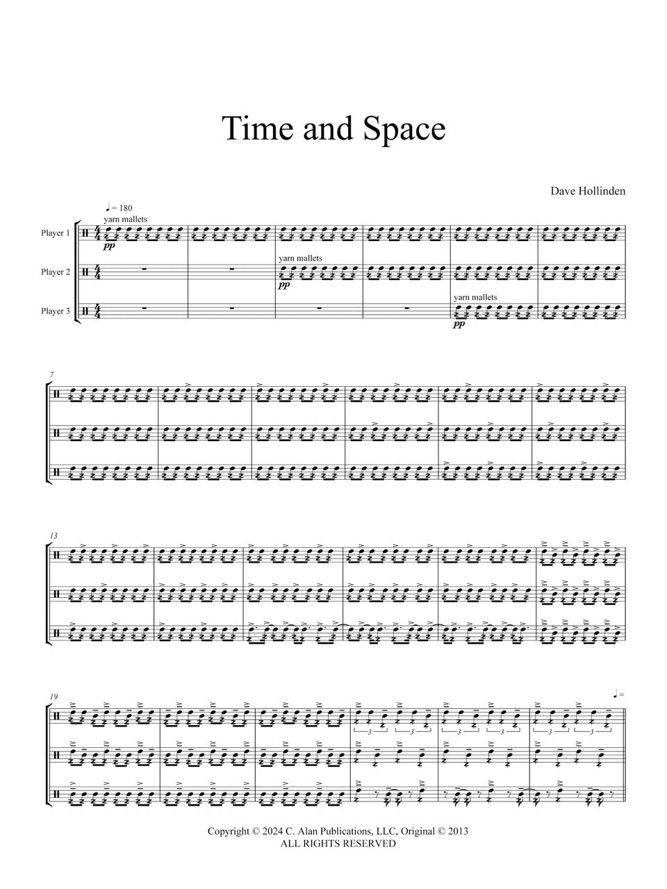 Hollinden: Time and Space