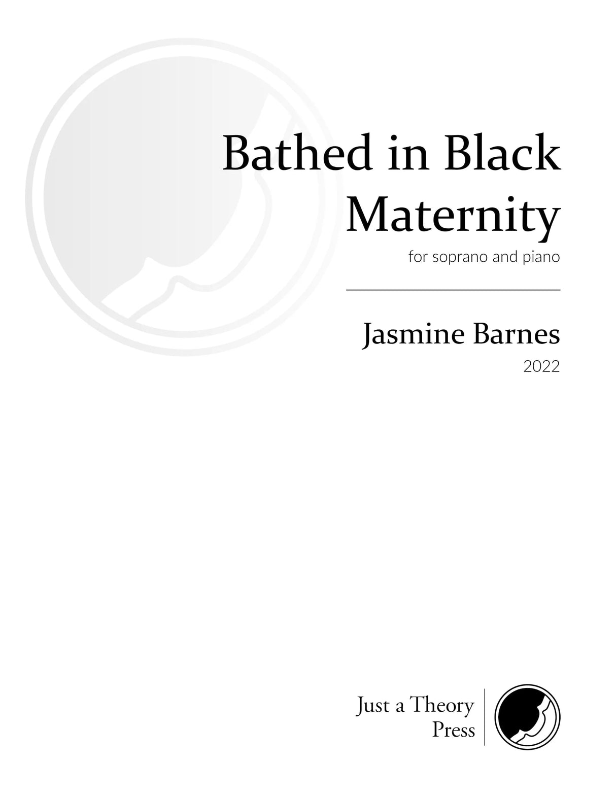 Barnes: Bathed in Black Maternity