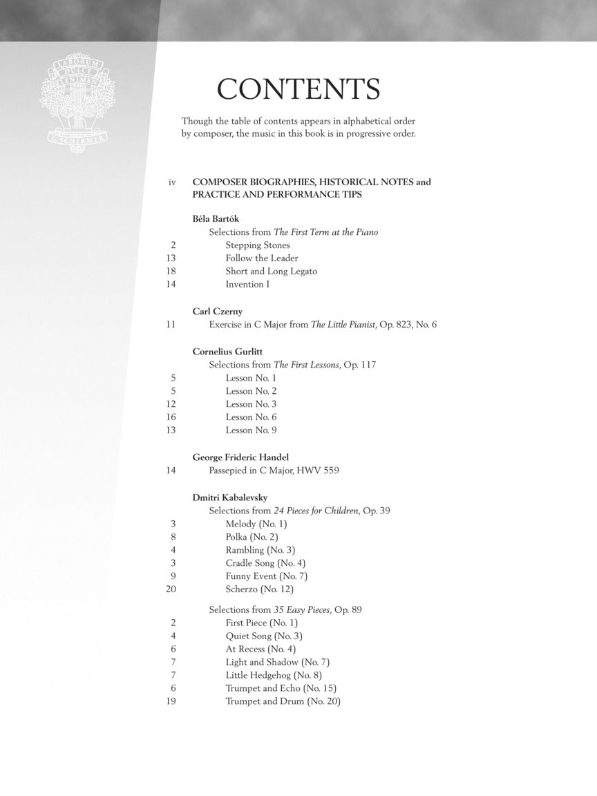 Baroque to Modern: Elementary Level