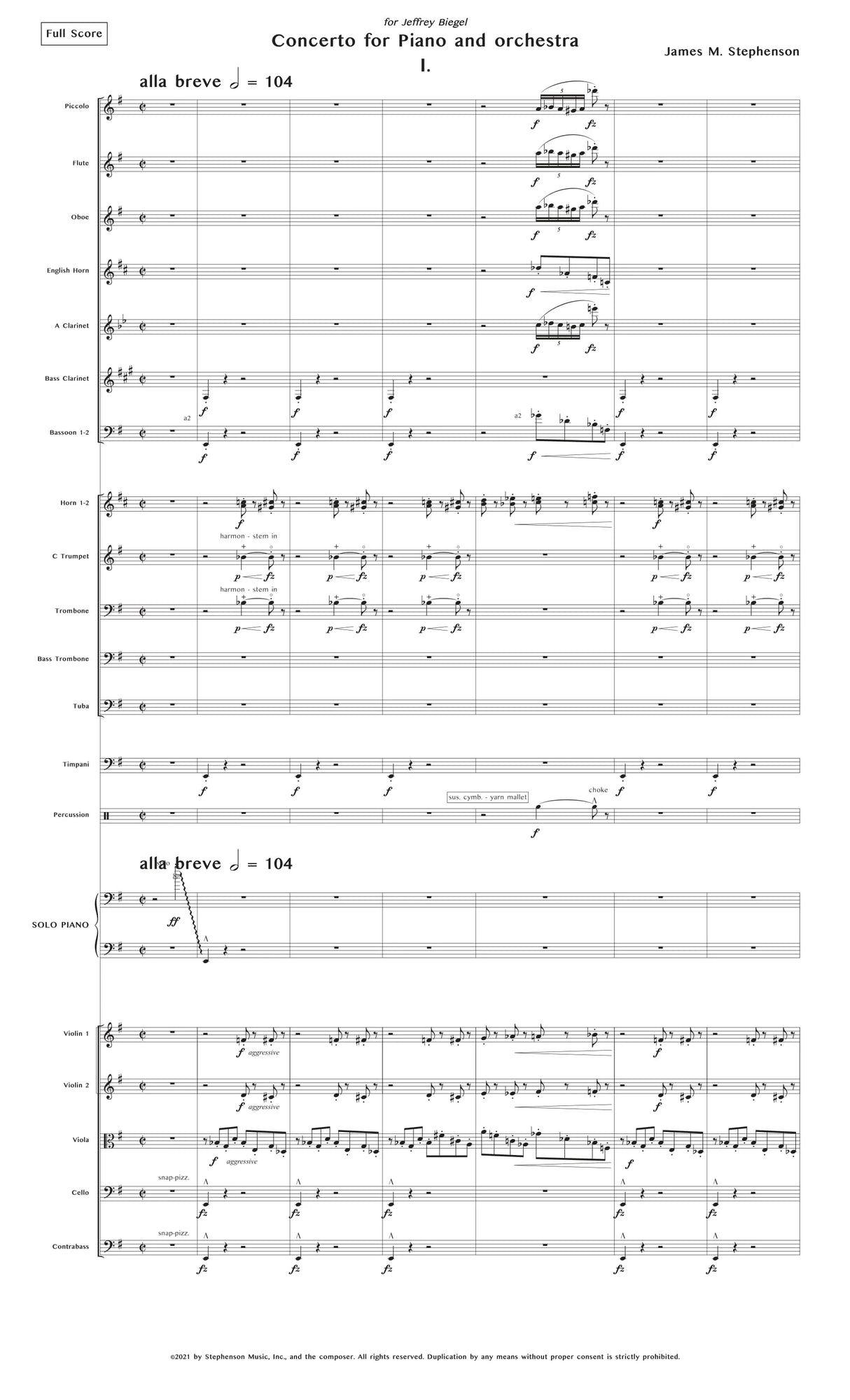 Stephenson: Piano Concerto