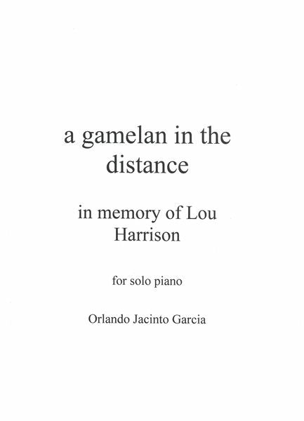 García: A Gamelan in the Distance