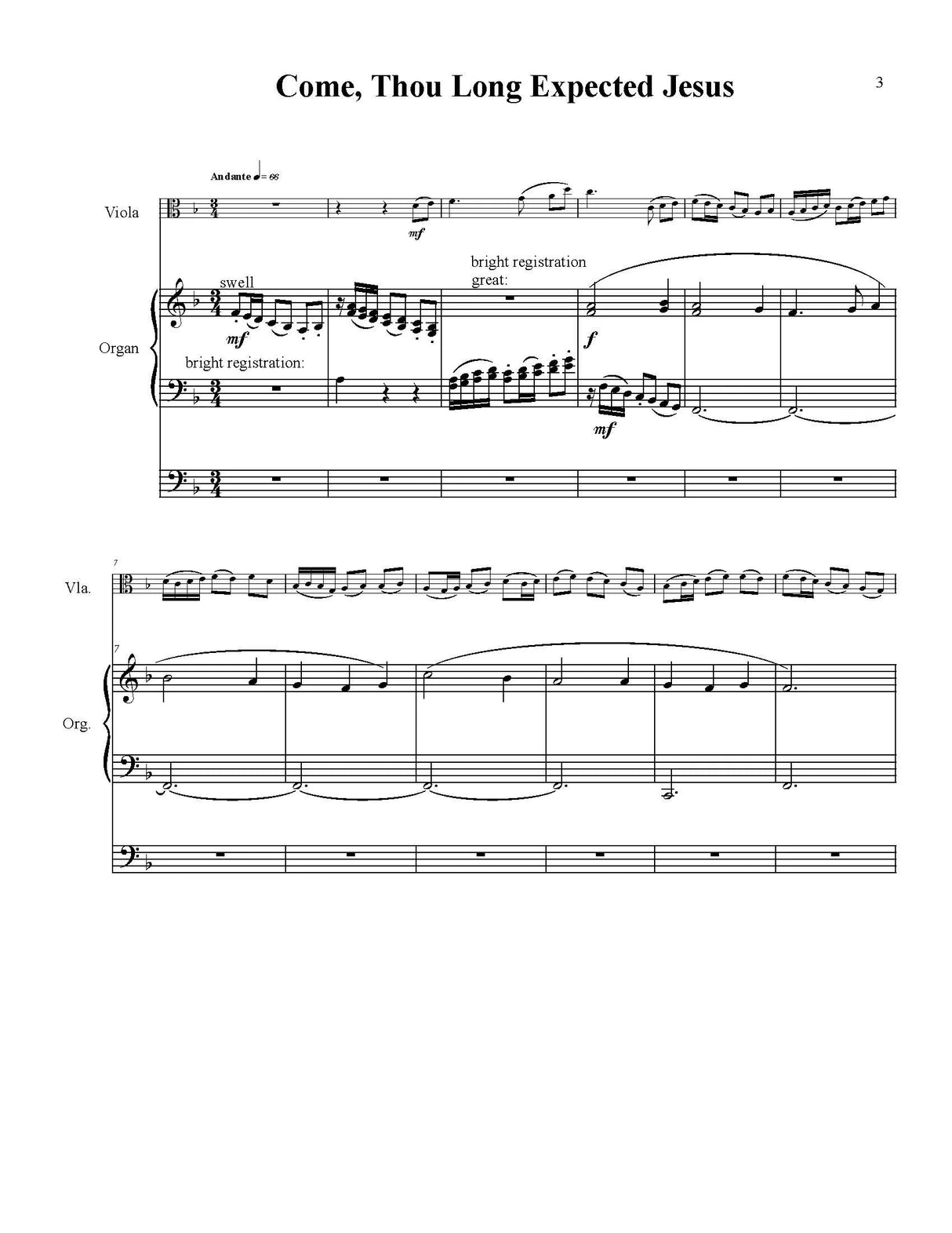 Griebling: 15 Chorale Preludes for Advent