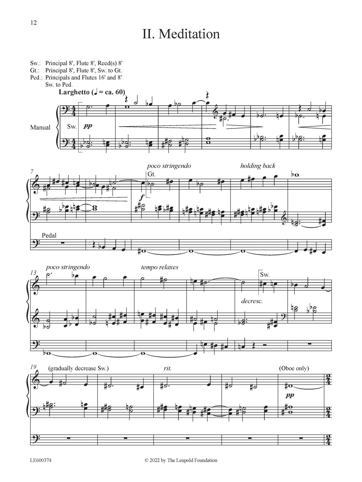 Fitzgerald: Organ Symphony No. 2