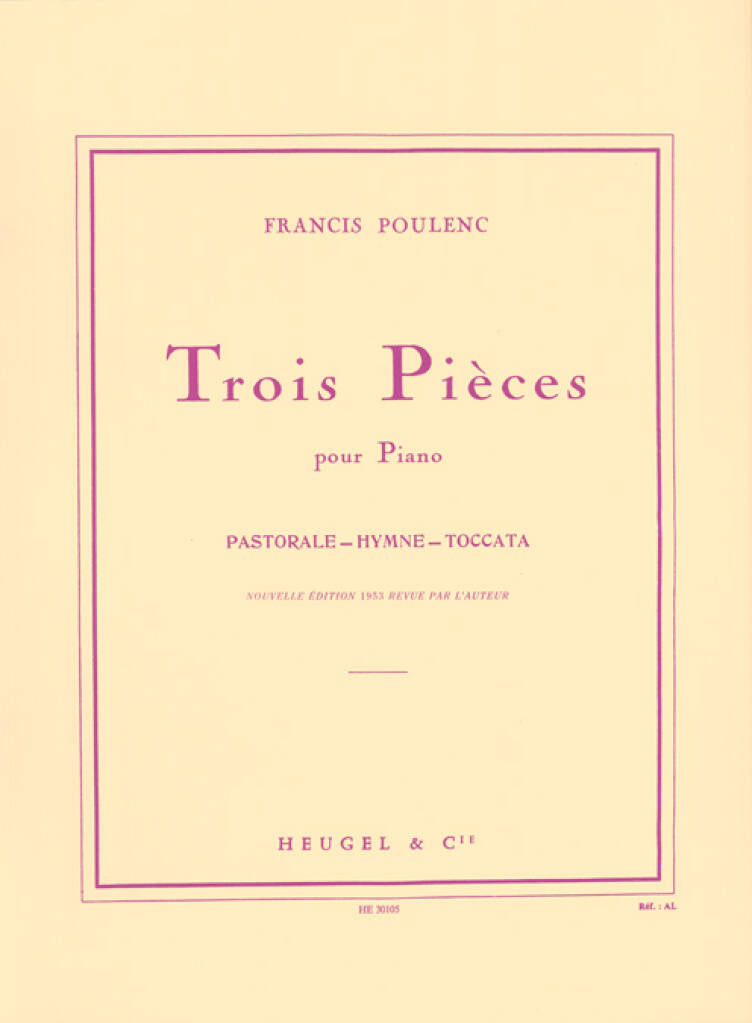 Poulenc: Trois Pièces
