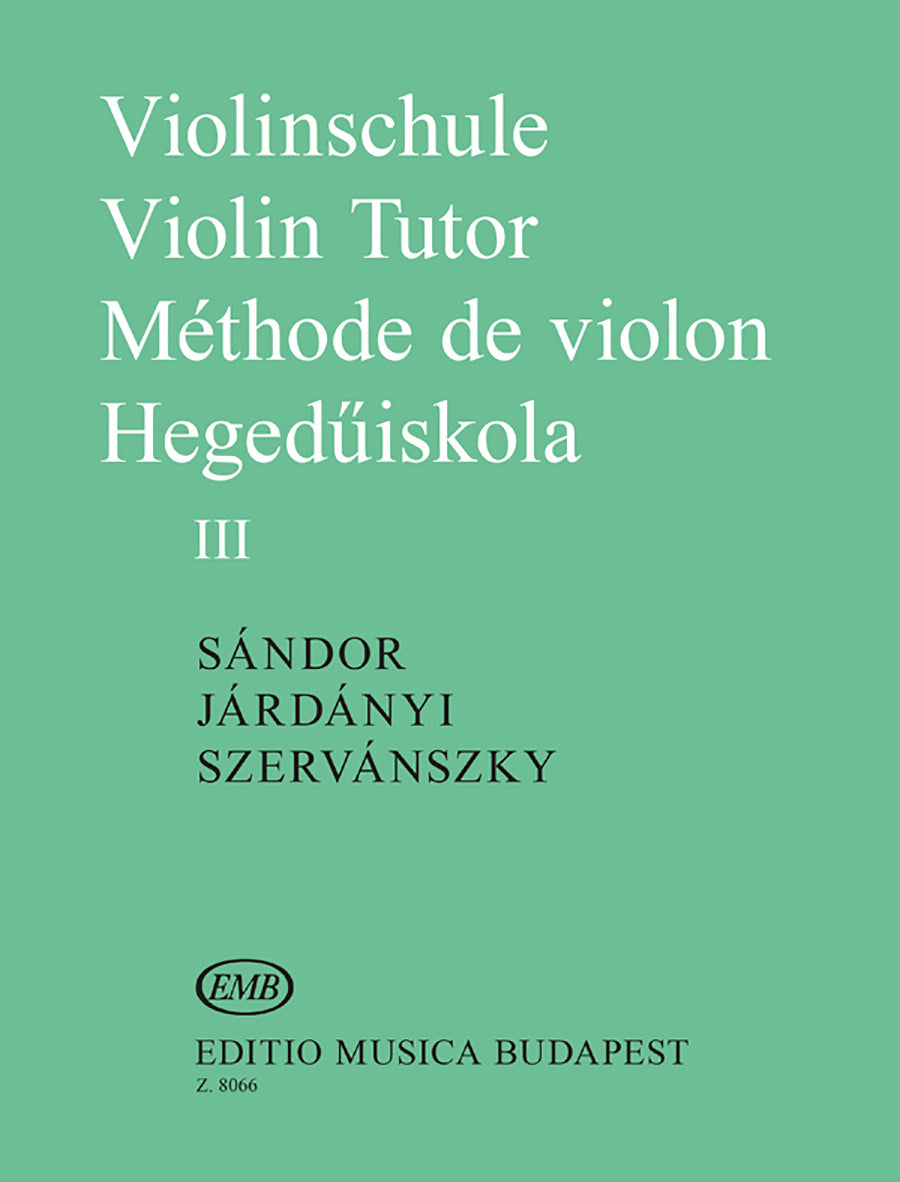 Violin Tutor - Volume 3