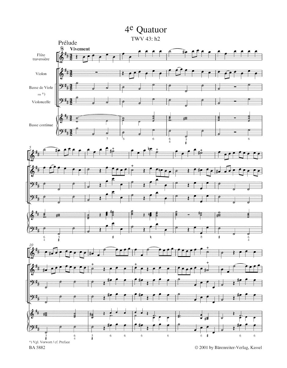 Telemann: Nouveaux Quatuors ("Paris Quartets") - Volume 2