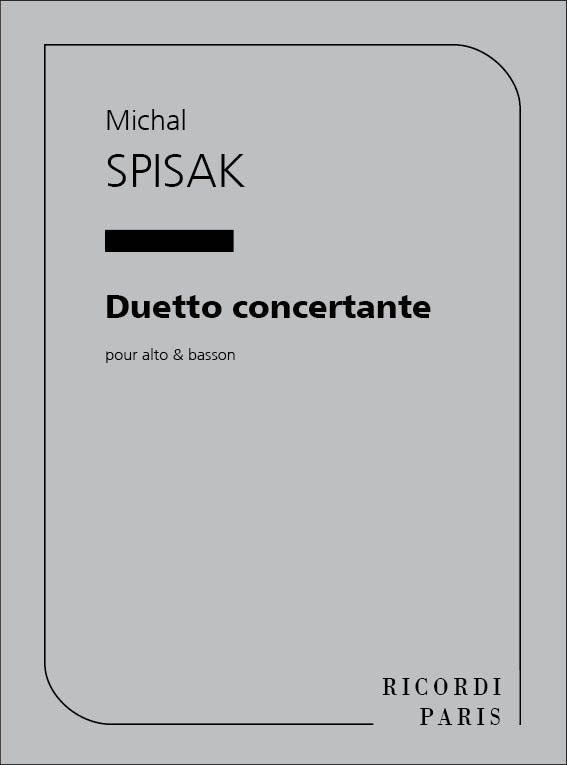 Spisak: Duetto Concertante