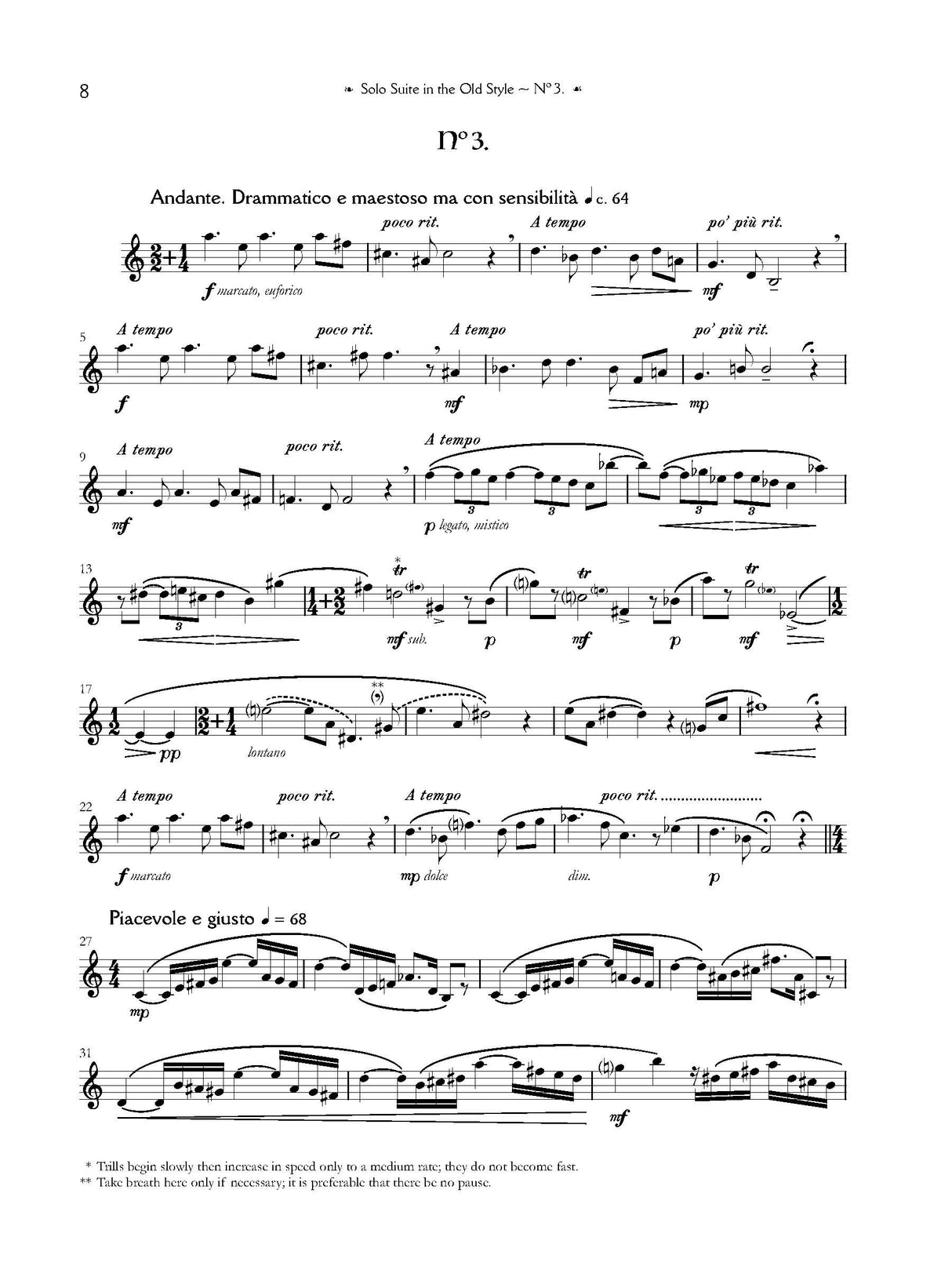 Mecionis: Solo Suite in the Old Style