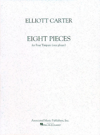 Carter: 8 Pieces for 4 Timpani