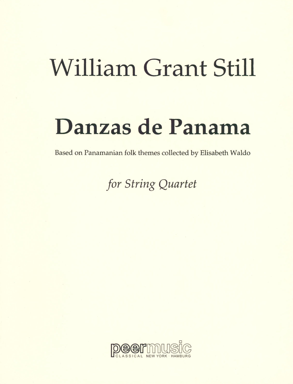 Still: Danzas de Panama - Version for String Quartet