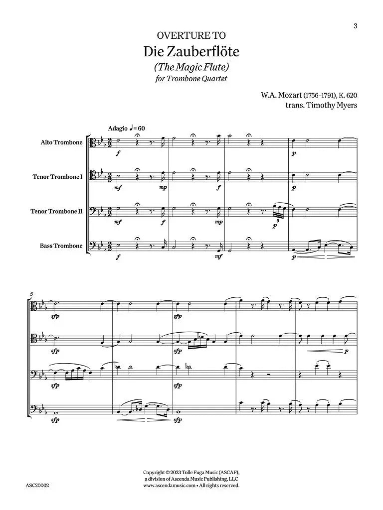 Mozart: Overture to Die Zauberflöte, K. 620