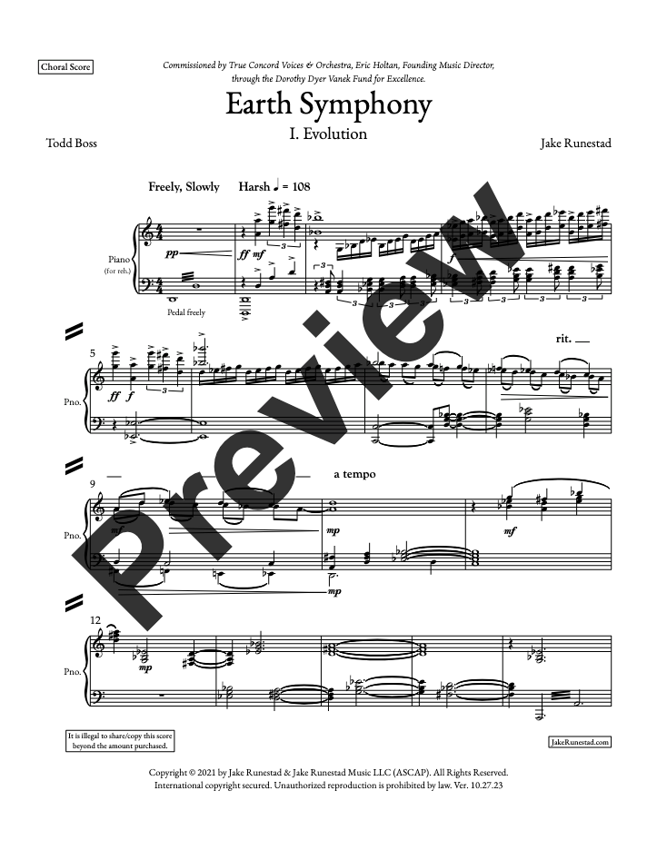 Jake Runestad: Earth Symphony