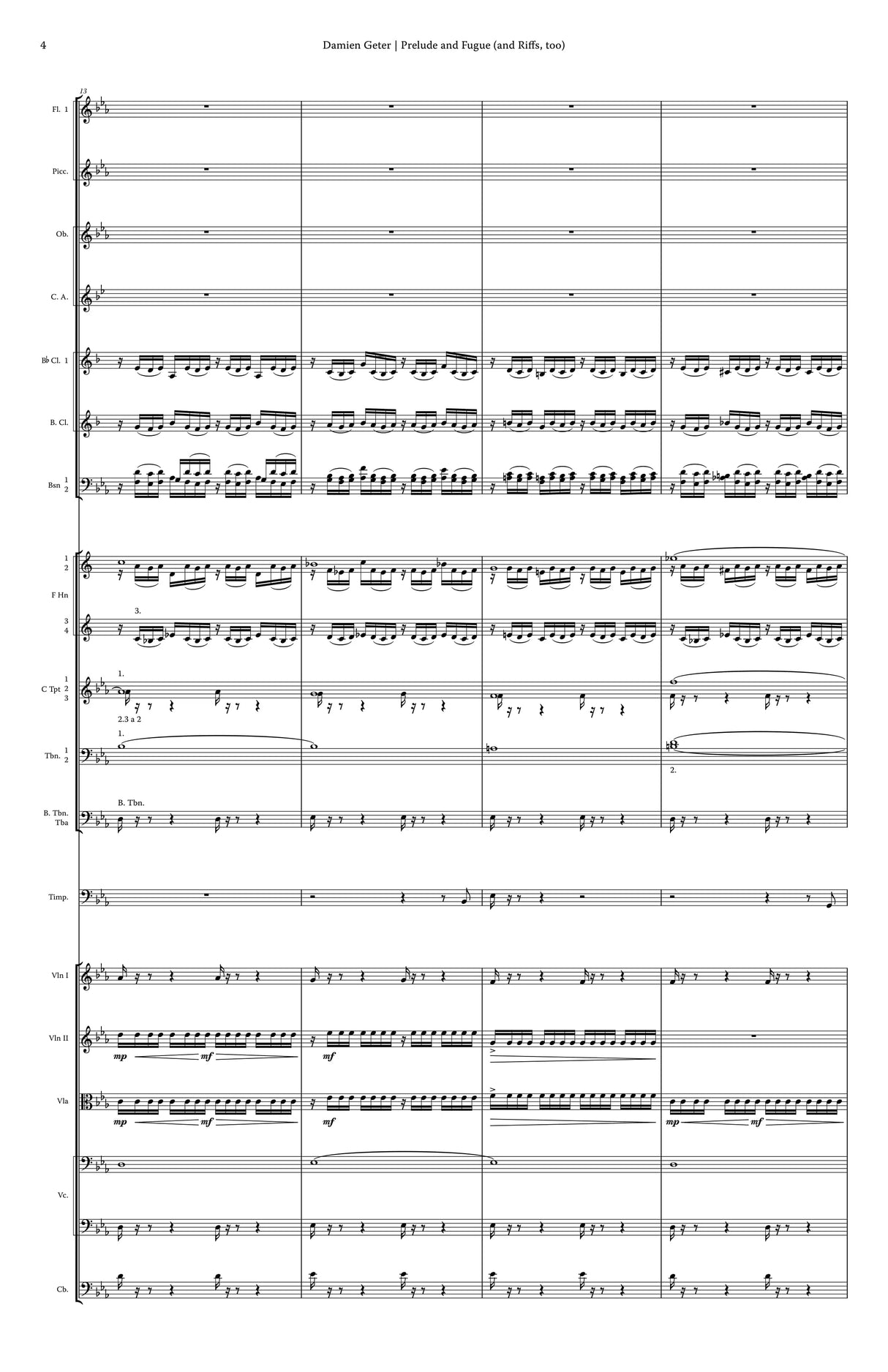 Geter: Prelude and Fugue (and Riffs, too)