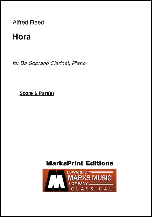 Reed: Hora (arr. for clarinet & piano)