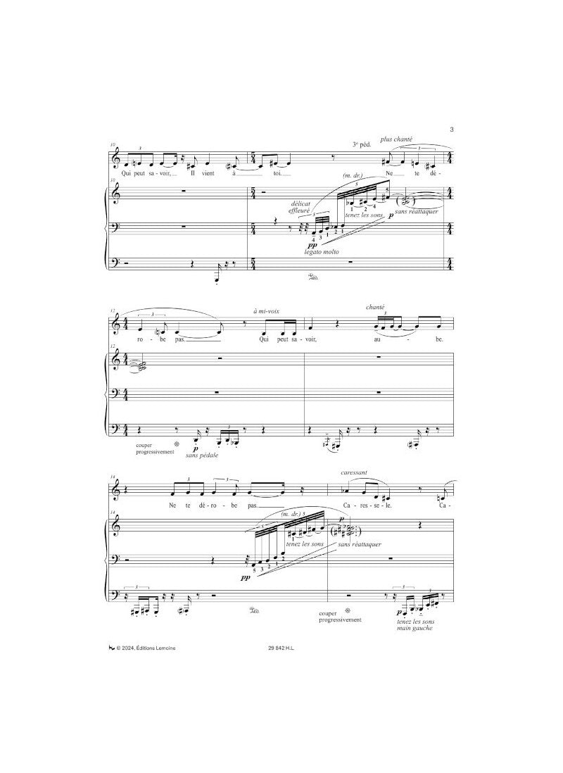 Lejet: 3 Poèmes d'après César Vallejo