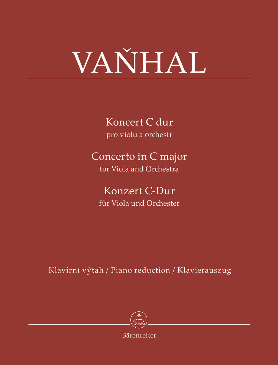 Vaňhal: Viola Concerto in C Major